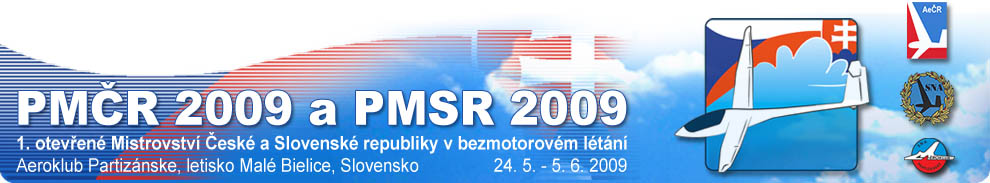 Otevřené Mistrovství České a Slovenské republiky v bezmotorovém létání 2009