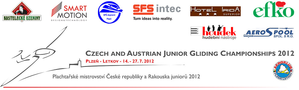 Czech and Austrian Junior Gliding Campionships 2012, Plzeň - Letkov 