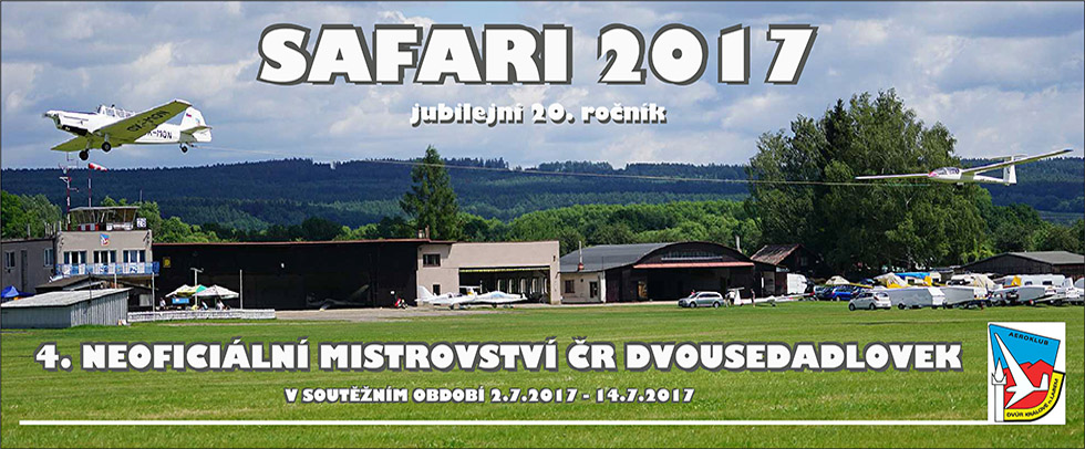 SAFARI 2017 a 4. NEOFICIÁLNÍ MISTROVSTVÍ ČESKÉ REPUBLIKY DVOUSEDADLOVEK